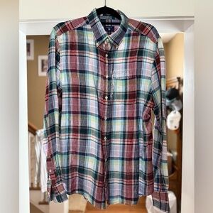 Gant Men's Multicolor Plaid Shirt Large